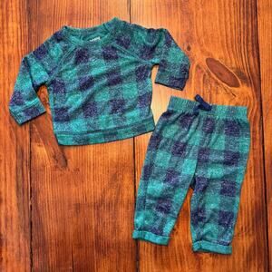 Jumping Beans‎ Baby Bean 3 Month Green Pajama Set